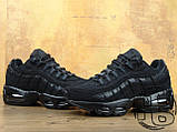 Жіночі кросівки Найк Nike Air Max 95 Triple Black 609048-092 37, фото 4