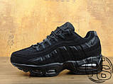 Жіночі кросівки Найк Nike Air Max 95 Triple Black 609048-092 37, фото 5