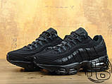 Жіночі кросівки Найк Nike Air Max 95 Triple Black 609048-092 37, фото 6