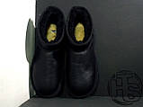 Жіночі угги UGG Classic Mini Black Leather 5854w, фото 4