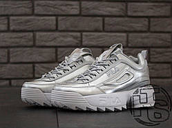Жіночі кросівки Fila Disruptor II 2 Silver Metallic