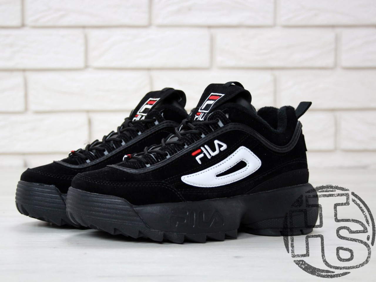 Жіночі кросівки Fila Disruptor II 2 Black/White FW01653-018, фото 1