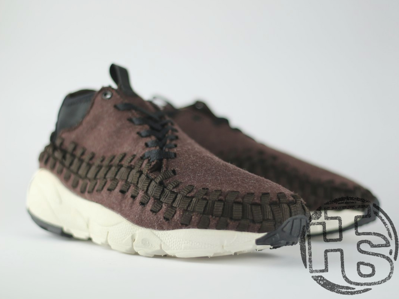 Кросівки чоловічі Nike Air Footscape Woven Chukka Black/Black-Ivory 857874-001, фото 1