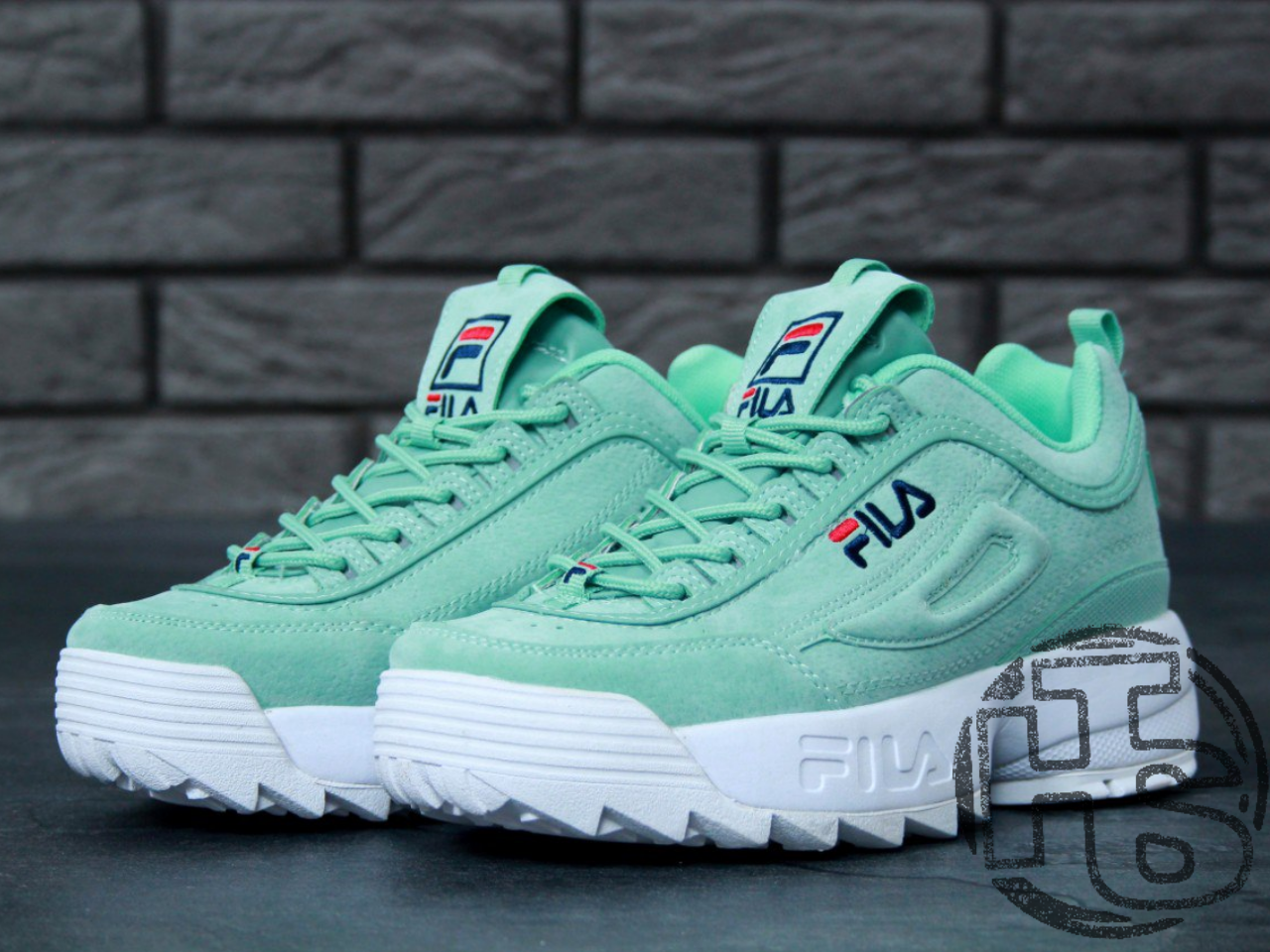 Жіночі кросівки Fila Disruptor II 2 Light Green, фото 1