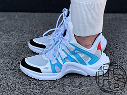 Жіночі кросівки Louis Vuitton LV Archlight Sneaker White/Blue 1A43IT