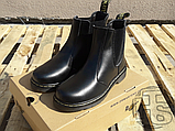 Жіночі черевики Dr Martens Chelsea 2976 Yellow Stitch Black 22227001, фото 5