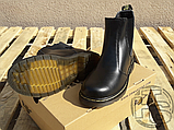 Жіночі черевики Dr Martens Chelsea 2976 Yellow Stitch Black 22227001, фото 7