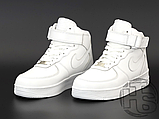 Жіночі кросівки Nike Air Force 1 Mid White (с мехом) 315123-111, фото 5