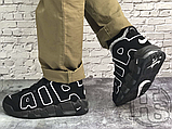 Жіночі кросівки Nike Air More Uptempo Winter Black/White (с мехом) 414962-002, фото 6