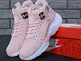 Жіночі кросівки Nike Air Huarache x ACRONYM City Winter Pink (с мехом), фото 9