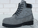 Жіночі черевики Timberland Classic Boots Gray Winter (с мехом), фото 3