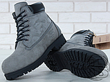 Жіночі черевики Timberland Classic Boots Gray Winter (с мехом), фото 8