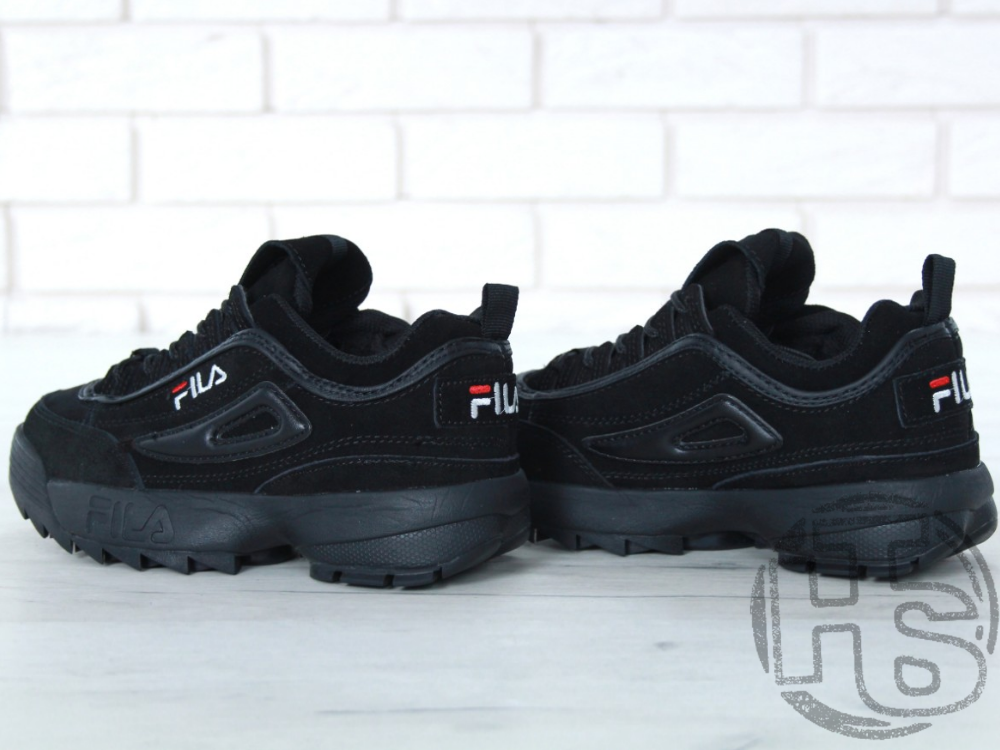 Жіночі кросівки Fila Disruptor II 2 Black Winter (с мехом) FW01653-018, фото 1