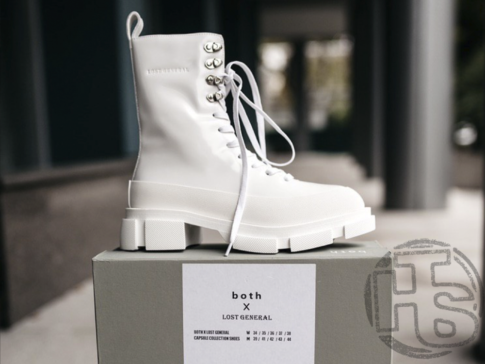 Жіночі черевики Lost General x Both Gao High Boot Spazzolato White P10HSW, фото 1