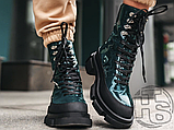 Жіночі черевики Lost General x Both Gao High Boot Spazzolato Green P10HSG, фото 7