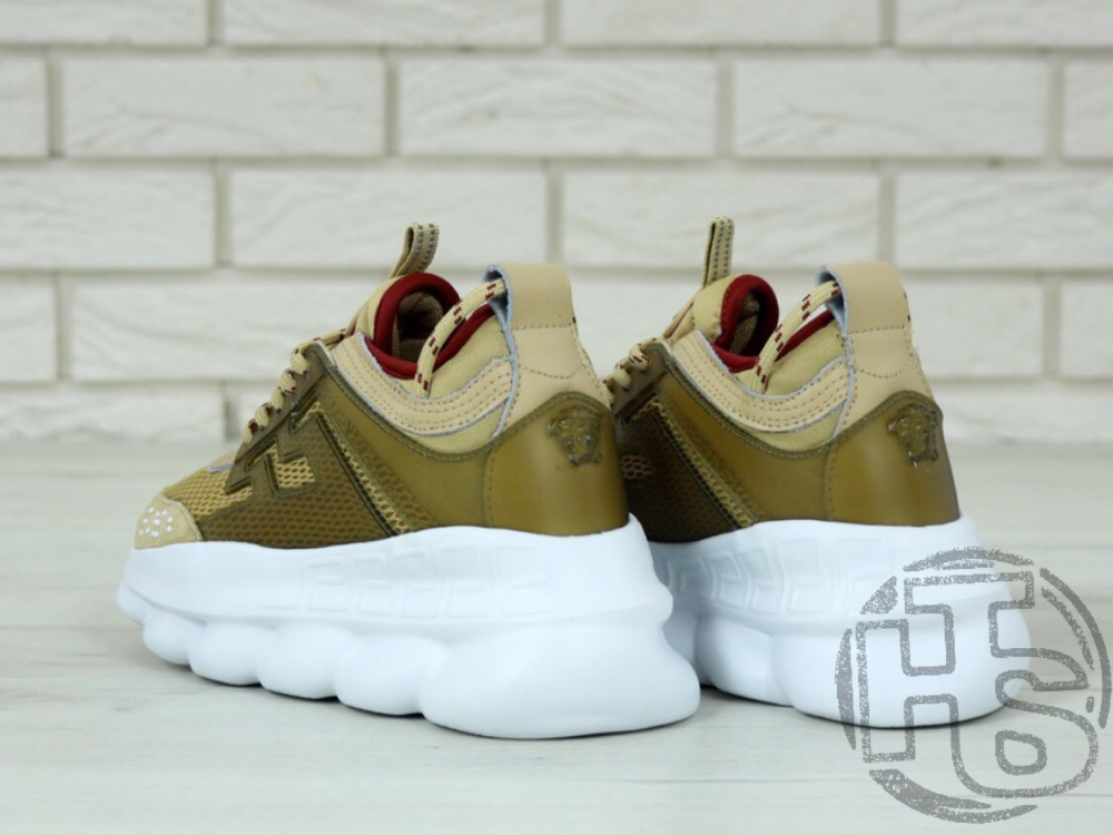Жіночі кросівки Versace Chain Reaction Olive, фото 1