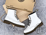Жіночі черевики Dr.Martens 1460 Smooth White 14357100, фото 4