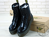 Жіночі черевики Dr.Martens Jadon Black Polished Smooth Boots 15265001, фото 3