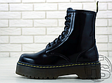Жіночі черевики Dr.Martens Jadon Black Polished Smooth Boots 15265001, фото 5