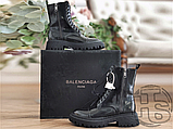 Жіночі черевики Balenciaga Tractor Black 615679WA8E91000 (лак), фото 4