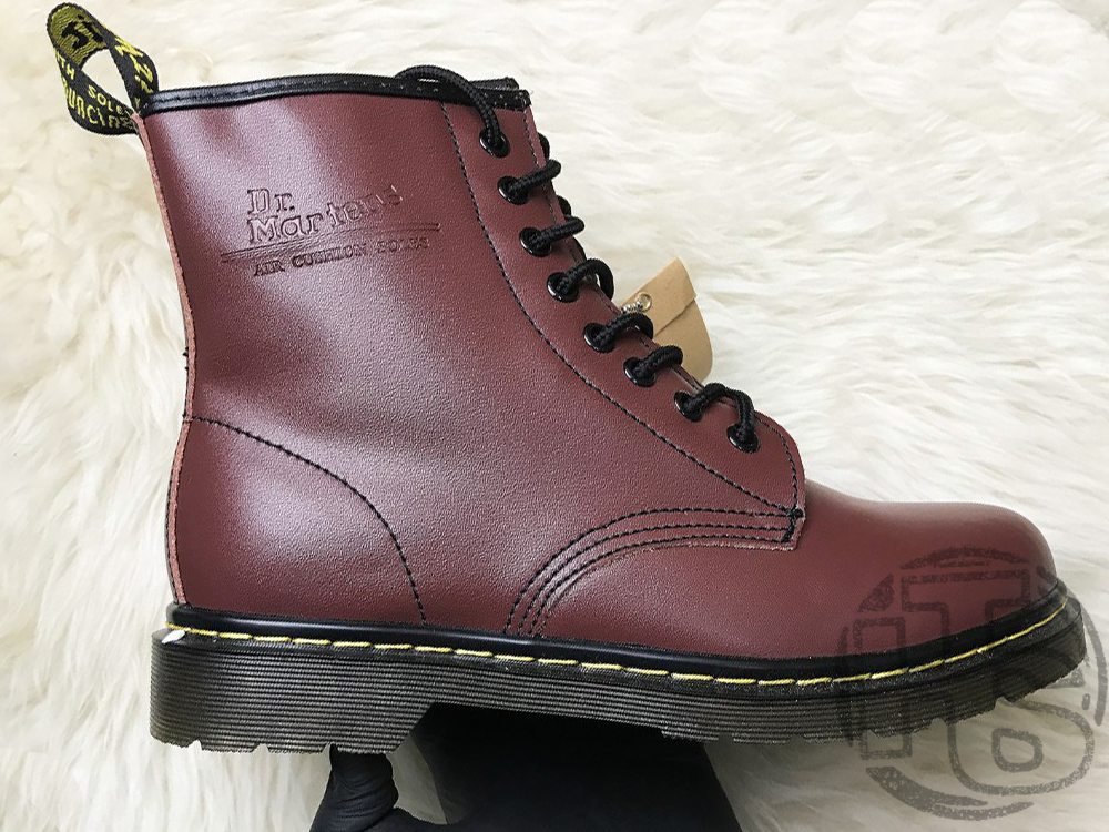 Жіночі черевики Dr Martens Boots 1460 Smooth Cherry Red (с мехом) 11821600