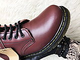 Жіночі черевики Dr Martens Boots 1460 Smooth Cherry Red (с мехом) 11821600, фото 6
