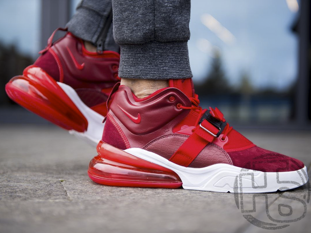 Кросівки чоловічі Nike Air Force 270 Red Croc White AH6772-600, фото 1