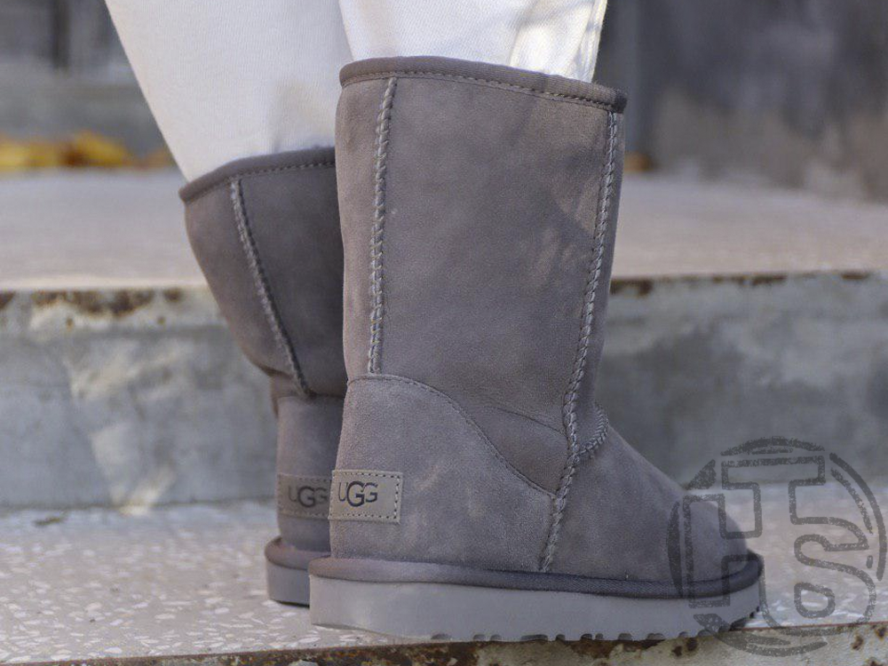 Жіночі черевики UGG Classic Short Boot Grey 1016223P
