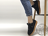 Жіночі кросівки Nike Air Force 1 Low Suede Black Gum (с мехом) AA0287-002, фото 7