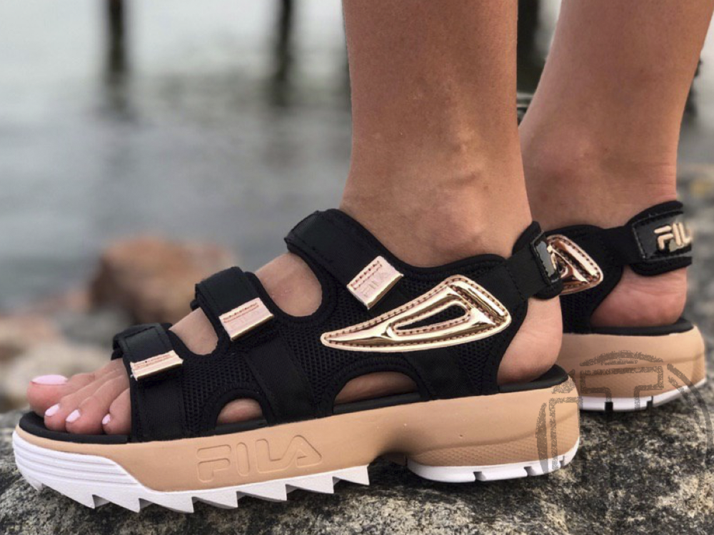 Жіночі сандалії Fila Disruptor 2 Sandal Black Gold 36