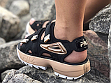 Жіночі сандалії Fila Disruptor 2 Sandal Black Gold 36, фото 9