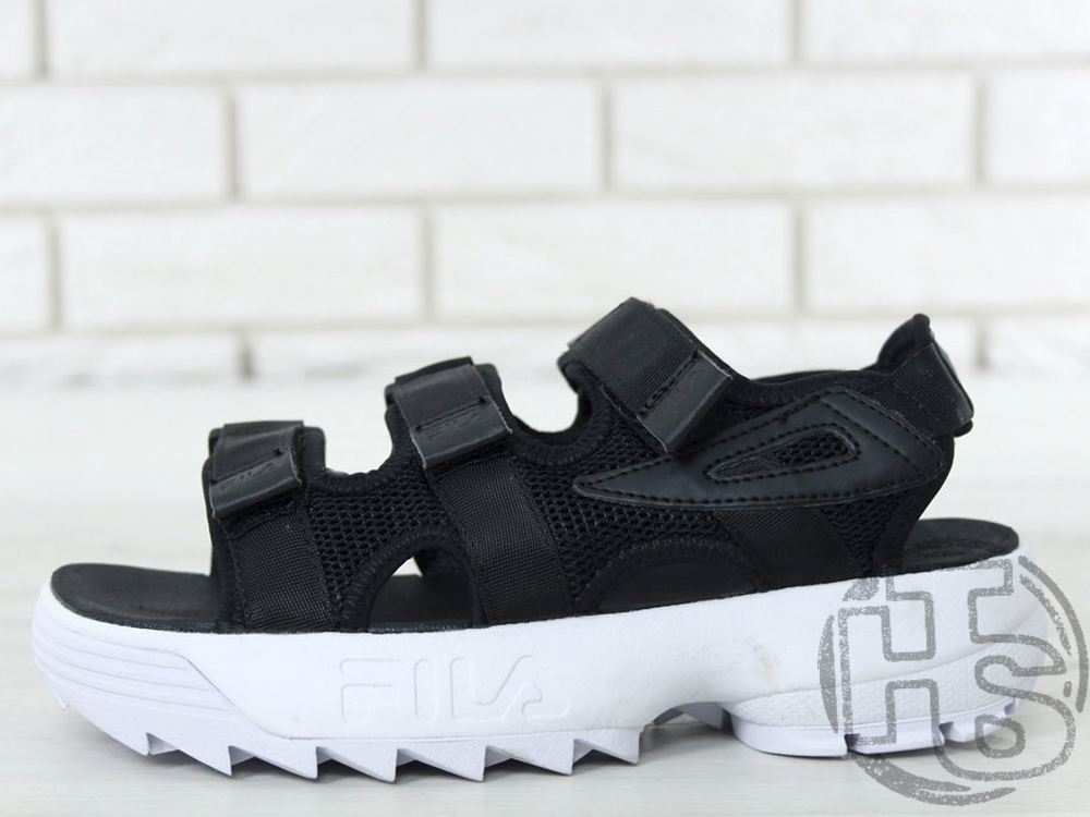 Жіночі сандалії Fila Disruptor 2 Sandal Black White FS1HTZ3082X, фото 1
