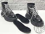 Жіночі черевики Alexander McQueen Tread Lace Up Ankle Boot Black 595469WHQSG1090 (с мехом), фото 5