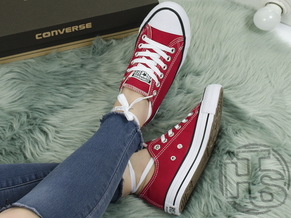 Жіночі кеди Converse Chuck Taylor All Star Ox Red M9696, фото 1