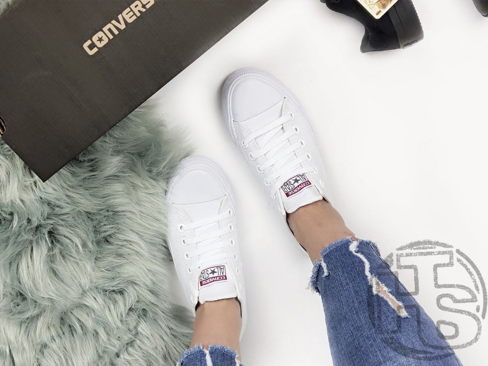 Жіночі кеди Конверс Chuck Taylor All Star Ox Triple White 1U647 36, фото 1