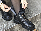 Жіночі черевики Balenciaga Tractor Black 615679WA8E91000 (матовые), фото 5