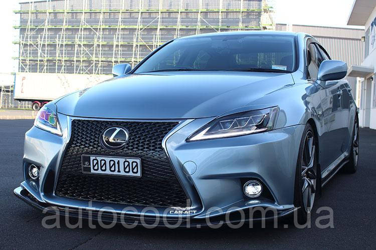 Тюнінг бампер Lexus IS 250 2006-2012 г.в. рестайлінг-стиль 2013+, фото 1