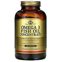 Solgar, Omega-3 Concentrate (240 кап), Солгар омега-3 концентрат