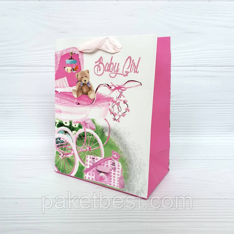 Пакет подарунковий Преміум (18х23х10) Середній