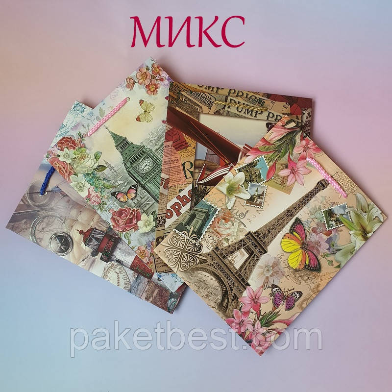 Пакети подарункові Преміум (18х24х10) (4 картинки), фото 1