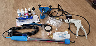 Набір для ремонту скла Glass Technology Max інструмент і матеріали для видалення тріщин, сколів автоскла