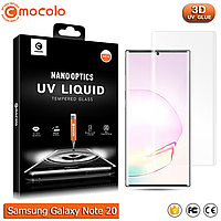 Захисне скло Mocolo Samsung Galaxy Note 20 Nano Optics UV Liquid Tempered Glass 3D (Clear)