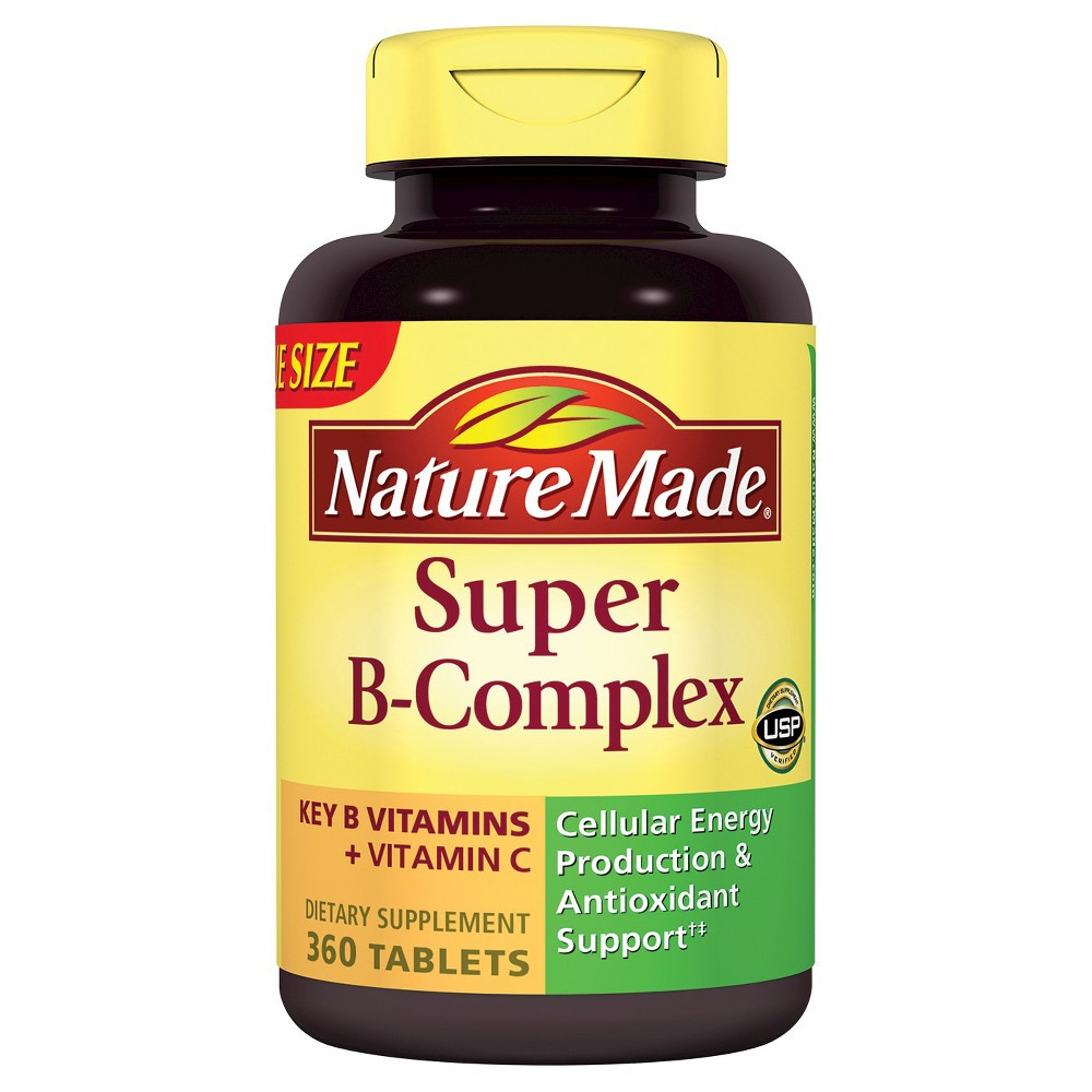 Nature Made Super B Complex з вітаміном C, 360 таблеток
