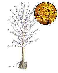 Світле новорічне світлодіодне декоративне дерево гірлянда Сакура 160 см Led IP 51 теплий білий vs