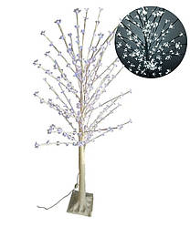 Світле новорічне світлодіодне декоративне дерево гірлянда Сакура TR-008W 160 см 96 Led IP 51 білий vs