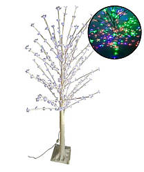 Світле новорічне світлодіодне декоративне дерево гірлянда Сакура TR-008М 160 см 96 Led IP 53 мікс vs