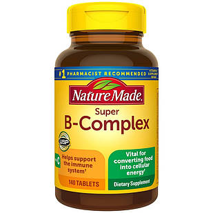 Nature Made Super B Complex з вітаміном C, 140 таблеток