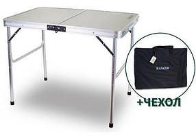 Стіл складаний 60*45 з регулюванням висоти і чохлом для відпочинку на природі Ranger Plain