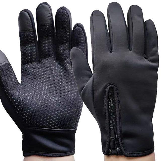 Рукавички Softshell Windstopper Чорні розмір XL (wind-black-xl)