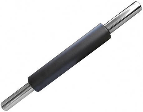 Скалка професійна з тефлоновим покриттям Empire EM-8987 Black/Steel, фото 1